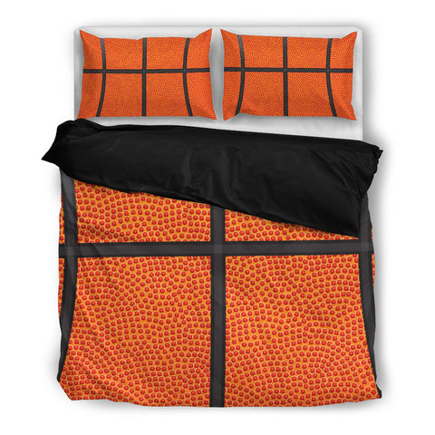 Basketball Bedding Set Black Inside 3 Pieces