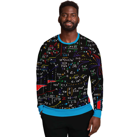 Math Formulas Men Premium Sweatshirts