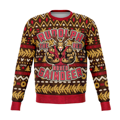 Rudolph The Gaindeer Ugly Christmas Sweater