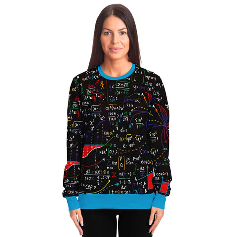 Math Formulas Women Premium Sweatshirts