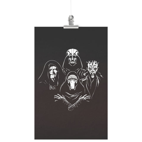 Dark Side Faces Star Wars 11x17 Matte Poster
