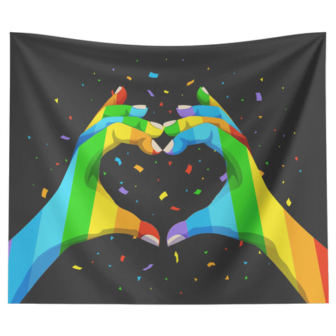 One Love - Backdrop Wall Tapestry