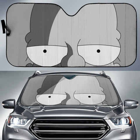 Homer Eyes Car Sunshade