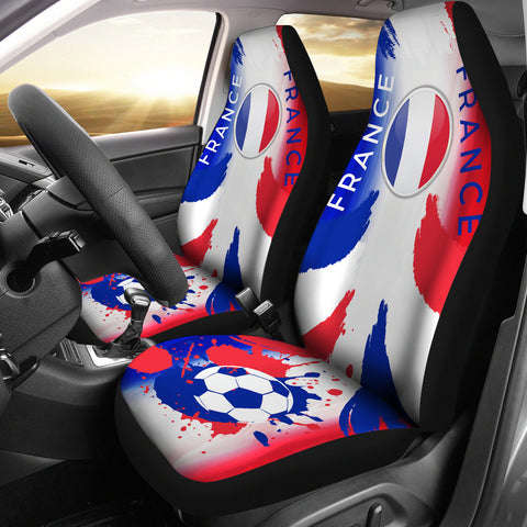 ALLEZ LES BLEUS - France Car Seat Covers Set Of 2