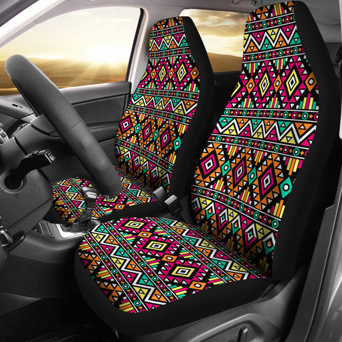 Boho Geometric Car Seat Covers Set Of 2