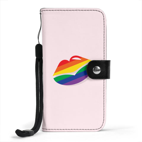 Pride Lips Universal Fit Wallet Phone Case
