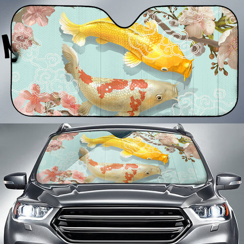 Koi Fish Car Sunshade