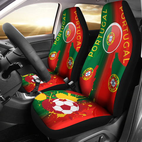 Portugal World Cup Car Seat Covers Set Of 2