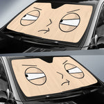 Stewie Griffin Eyes Car Sunshade